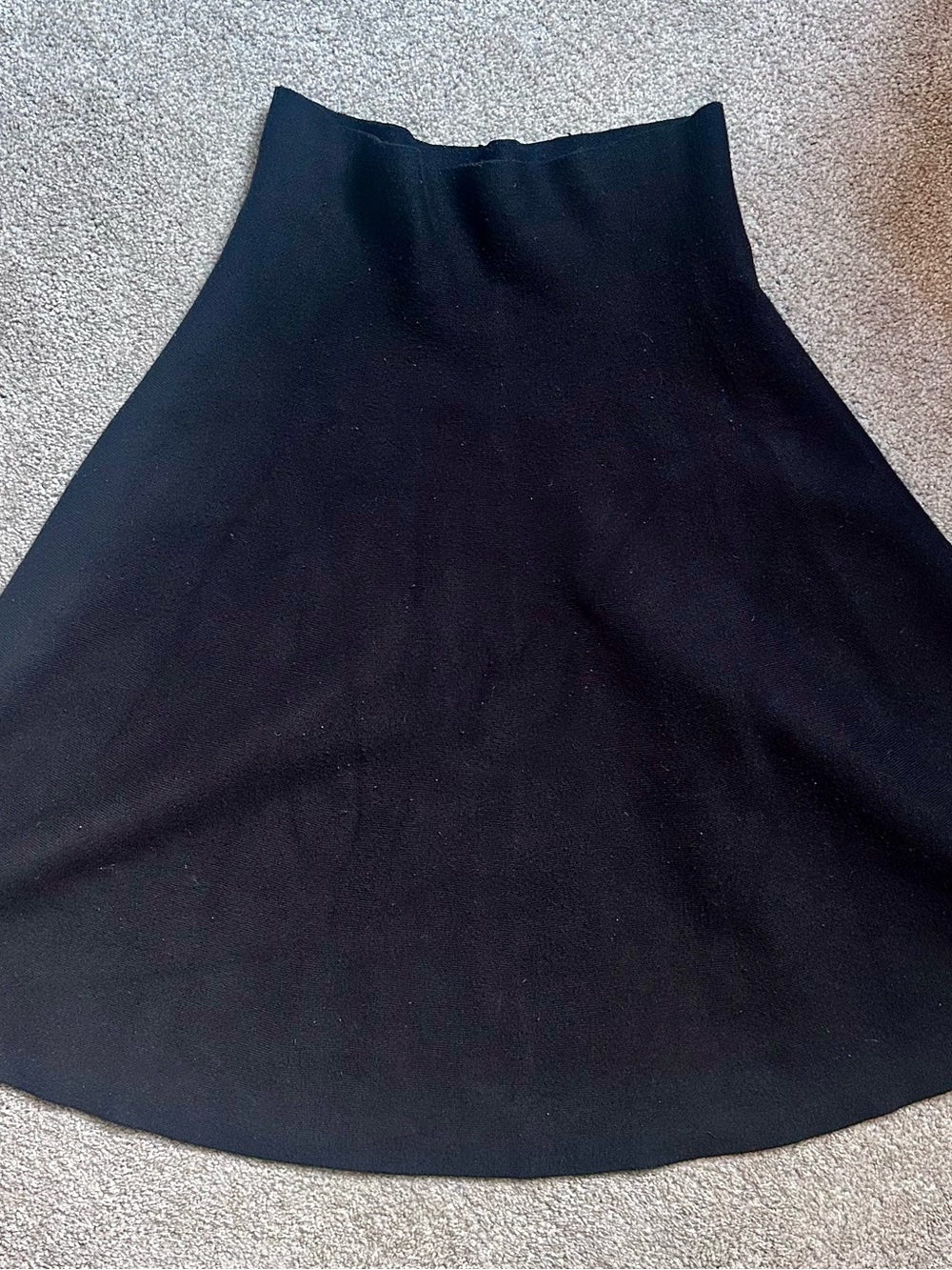 MiaMod Black A-Line Skirt